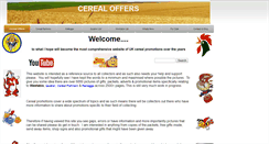 Desktop Screenshot of cerealoffers.com