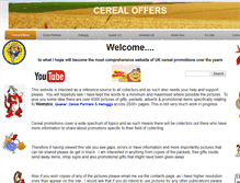 Tablet Screenshot of cerealoffers.com